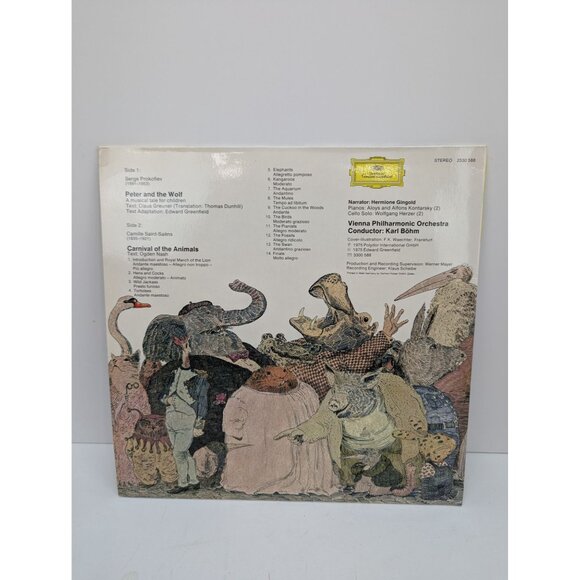 Prokofiev Peter and the Wolf Vienna Philharmonic Deutsche Grammophon 2530 588 - Picture 9 of 9